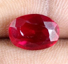Natural Beryl Bixbite Red Emerald 4.50 Ct/10 mm Oval Gemstone Certified T13767