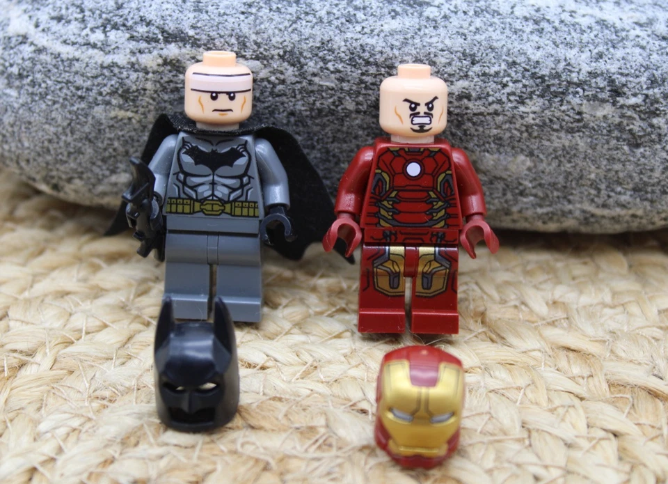 LEGO BATMAN new 52 Super Heroes DC Universe Minifigure & Marvel Ironman mk 43 - Image 3 of 4