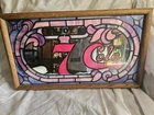 Vintage Enjoy  Seagrams 7 And Cola Bar,pub Mirror 23"