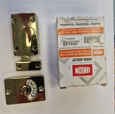 Union J8094-EB Indicator Bolt Brass Door Bolt with Engaged Indicator New In Box