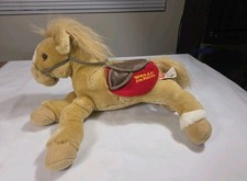 Wells Fargo "Legendary Horses" Buck Plush With Saddle 2003 Toys R Us