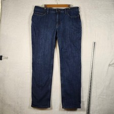 Carhartt Relaxed Fit Dark Wash Denim Jeans Women 14 Regular BD6000W