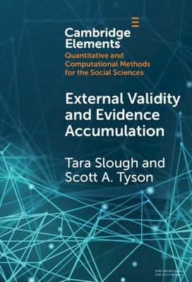 External Validity and Evidence Accumulation Slough Tyson Hardback 9781009486033