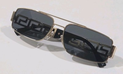 Versace VE2257 Gold Dark Grey Unisex Sunglasses 60 ︎16 ︎145