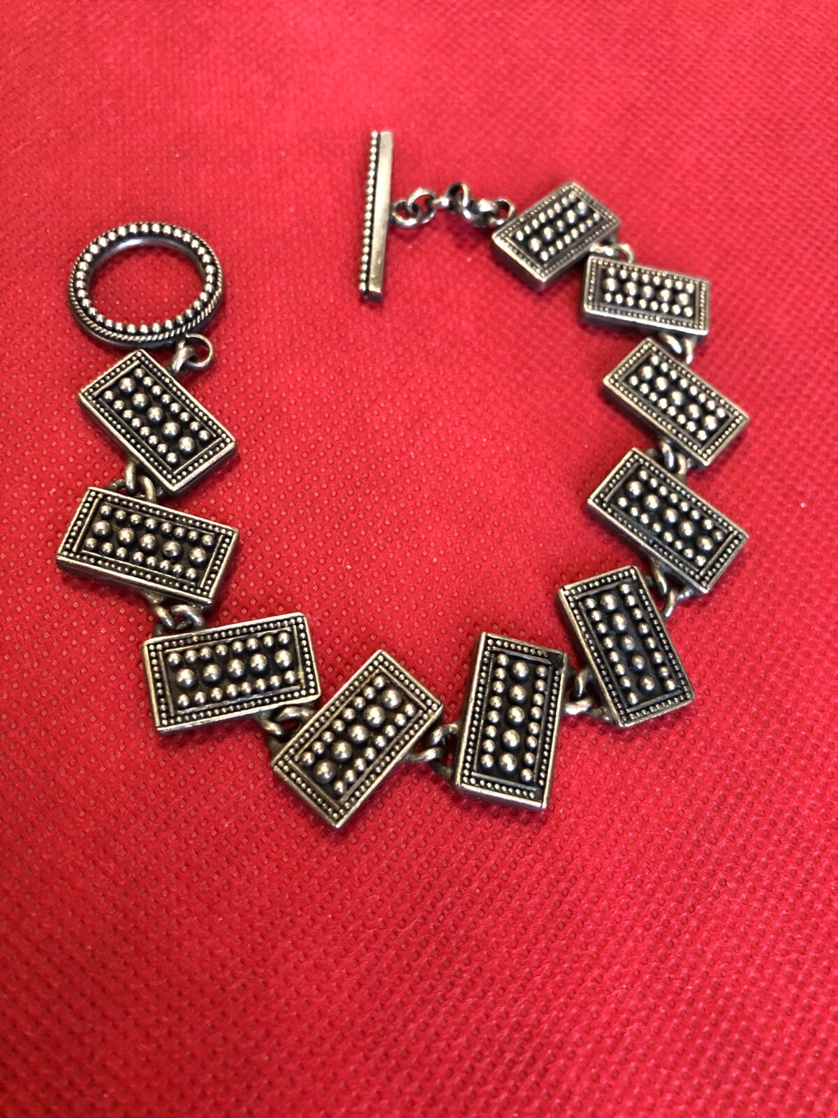 Stunning Solid 925 Sterling Silver Panel Links To… - image 11