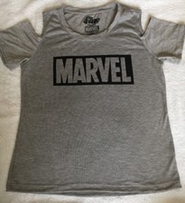 MARVEL Girl s Kids Gray T-Shirt Size Medium New