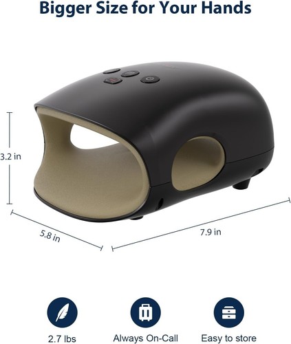 CINCOM Hand Massager Cordless Hand Massager with Heat and Compression for Arth - Picture 7 of 8