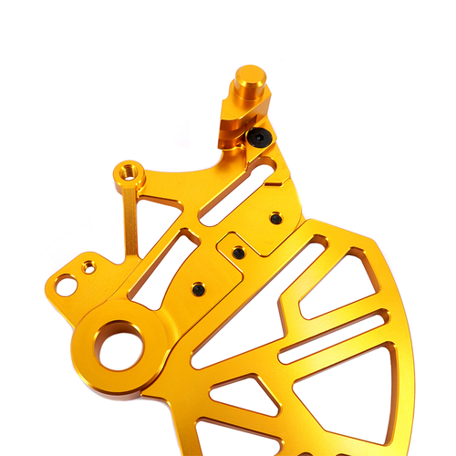 KKE Rear Brake Disc Guard Rotor Cover Fit SurRon Ultra Bee 2023-2024 E-Bike Gold - Picture 7 of 8