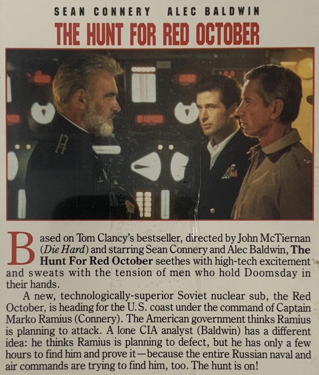 Sean connery the deals hunt for red october