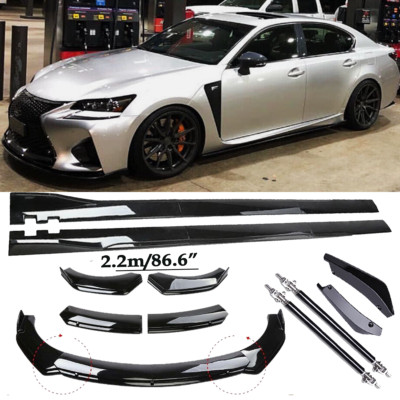For Lexus IS F IS200t IS250 Front Bumper Spoiler Body Kit / Side Skirt/Strut
