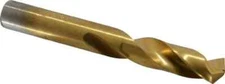 Hertel 7/16" 135° Spiral Flute HSS Screw Machine Drill Bit, 3-7/16" OAL