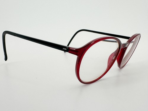 Silhouette SPX 2889 Eyeglasses FRAMES 6062 Clear Red 49[]17-135 Black J885