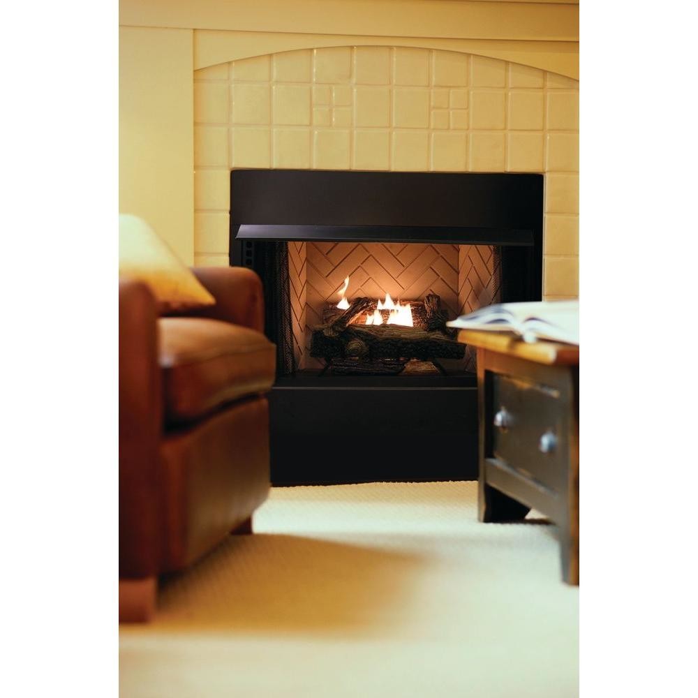 Emberglow Oakwood 22 In Vent Natural Gas Fireplace Logs With Emberglow Oakwood 22 In Vent Natural Gas Fireplace Logs With Thermostatic Control Ovt22ng