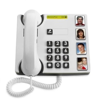 Doro Memory Plus 319ph Seniorentelefon Tischtelefon Analog Standard Großtasten