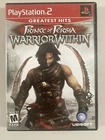 PS2 GREATEST HITS Prince of Persia Warrior Within.  original box no manual.  CS