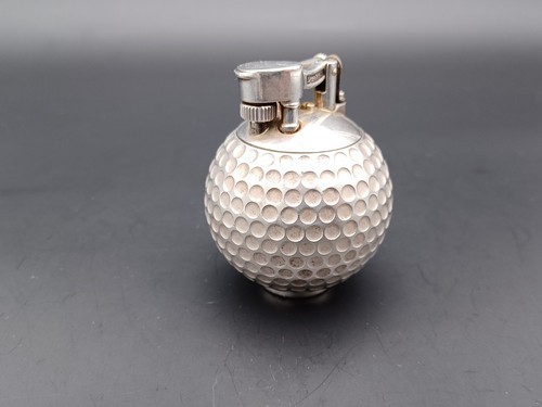 Seltener antiker Dunhill Golfball Benzinfeuerzeug - Sterlingsilber 925 - BA08-1495 - Bild 7 von 21