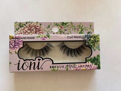 3D Faux Mink Lashes- Curl Medium Cluster. 100% Hand Made. New In 2 Boxes/ $14.99