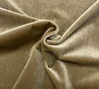 Designer Plush Mohair Custom Brown Wool Velvet Upholstery Fabric By Yard 55"W