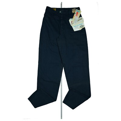 Edwin Louisiana Jeans Hose Karotte 80r vintage 36 S W28 L34 Dunkelblau retro NEU