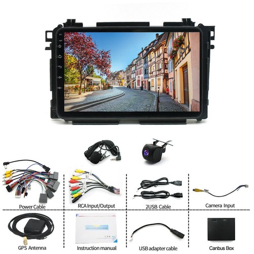For Honda HR-V 2016 2017 2018 2019 Apple CarPlay Android 13 Car Radio GPS WIFI - Foto 3 di 16