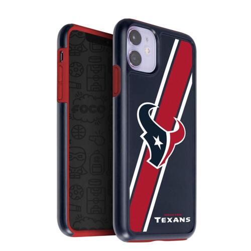 FOCO NFL Houston Texans Hybrid Case for iPhone 11 & XR (6.1") - Picture 1 of 1