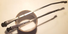 2 Vintage Trico Windshield Wiper Arms -8 In. 11 In. 12 In Drum - Shiny Finish 2 Vintage Trico Windshield Wiper Arms -8 In. 11 In. 12 In Drum - Shiny Finish
