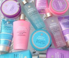 1 VICTORIAS SECRET FRESH SORBET SUMMER LOTION MIST SOUFFLE 2N1 WASH SCRUB U PICK