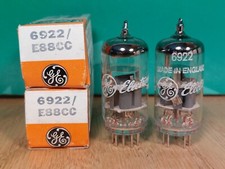 Pair of Tungsram (GE lbl) 6922 E88CC NOS NIB ...