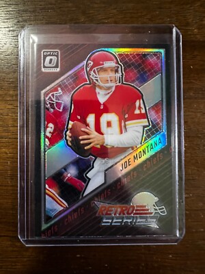 2023 Donruss Optic Football Retro Series Holo Prizm Joe Montana #16