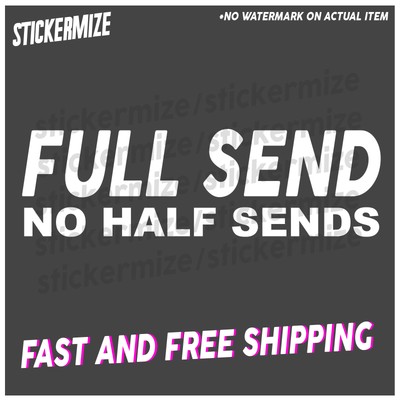 Nelk Boys Full Send Youtube Vinyl Sticker Laptop Skateboard Decals Stickers Automobilia