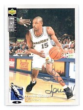 1994 Collector's Choice #15 Latrell Sprewell Silver Signature Warriors