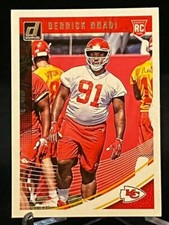 2018 Panini Donruss Rookie Card #392 Derrick Nnadi Kansas City Chiefs