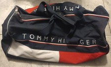 Vintage Tommy Hilfiger Bag Duffle 90s Backpack Flag Spell Out Colorblock Gym VTG