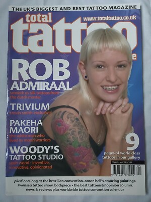 TOTAL TATTOO #19 MAY 2006 - ROB ADMIRAAL - TRIVIUM - PAKEHA MAORI - WOODY