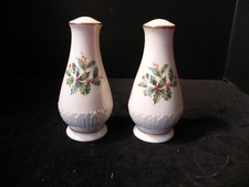 Sculpted SALT  & Pepper Set HOLIDAY by LENOX China 