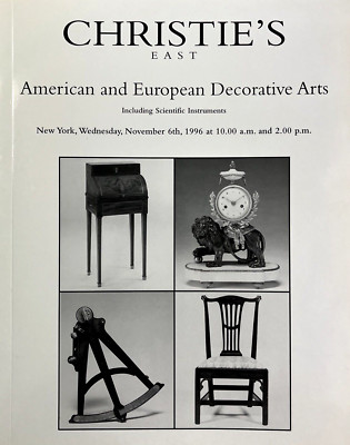 Christie's East - Scientific Instruments Arts November 1996 Auction Catalog