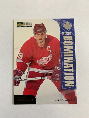 1997-98 Collector's Choice World Domination #W3 Steve Yzerman