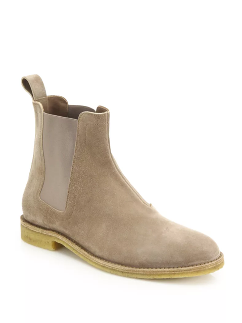 bottega veneta suede chelsea boots