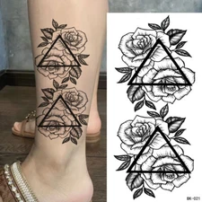 Tattoos Sticker Waterproof Temporary Arm Legs Body Art Sketch Sexy Flower
