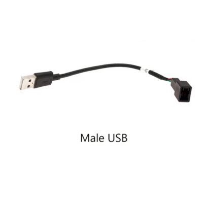 4 PIN to USB Plug CD Radio Cable Adapter For Mitsubishi Pajero ASX Android Host