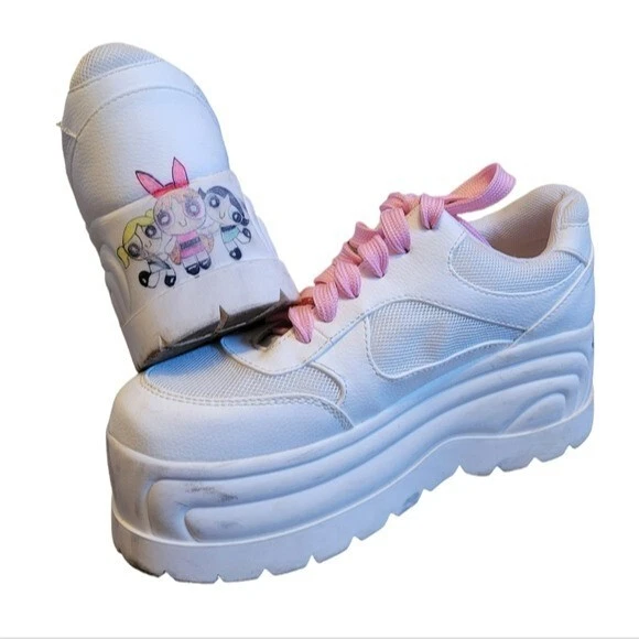 White platform sneakers h&m sale