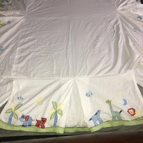 Pottery Barn Kids Jungle Multicolor Nursery Bedding