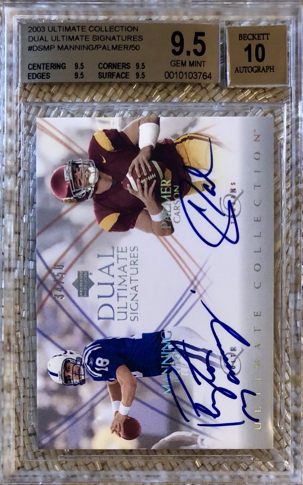 Carson Palmer Ultimate Collection Ultimate Signatures #USCP Ultimate Signatures