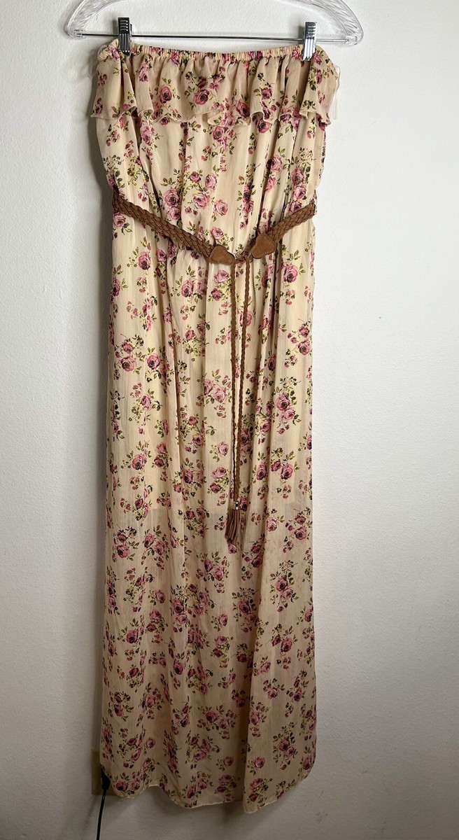 HOT Floral Dress No Boundaries Maxi Dress No Boundaries Pink