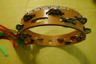 TAMBOURINE - WOOD - SHAKE DANCER - 2 3/8" X 9 1/4" - NO HEAD - SOLID FRAME — photo 2