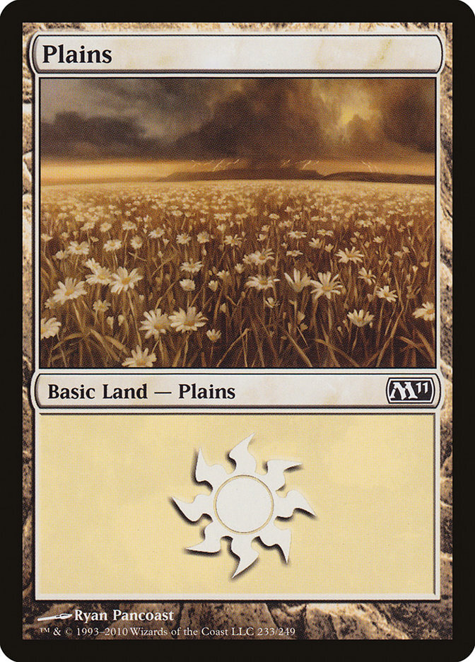 10x PLAINS Basic land (mixed art) - NM/LP - Magic 2011 - SPARROW MAGIC mtg