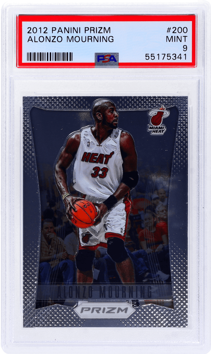 Alonzo Mourning Auto psa9 panini