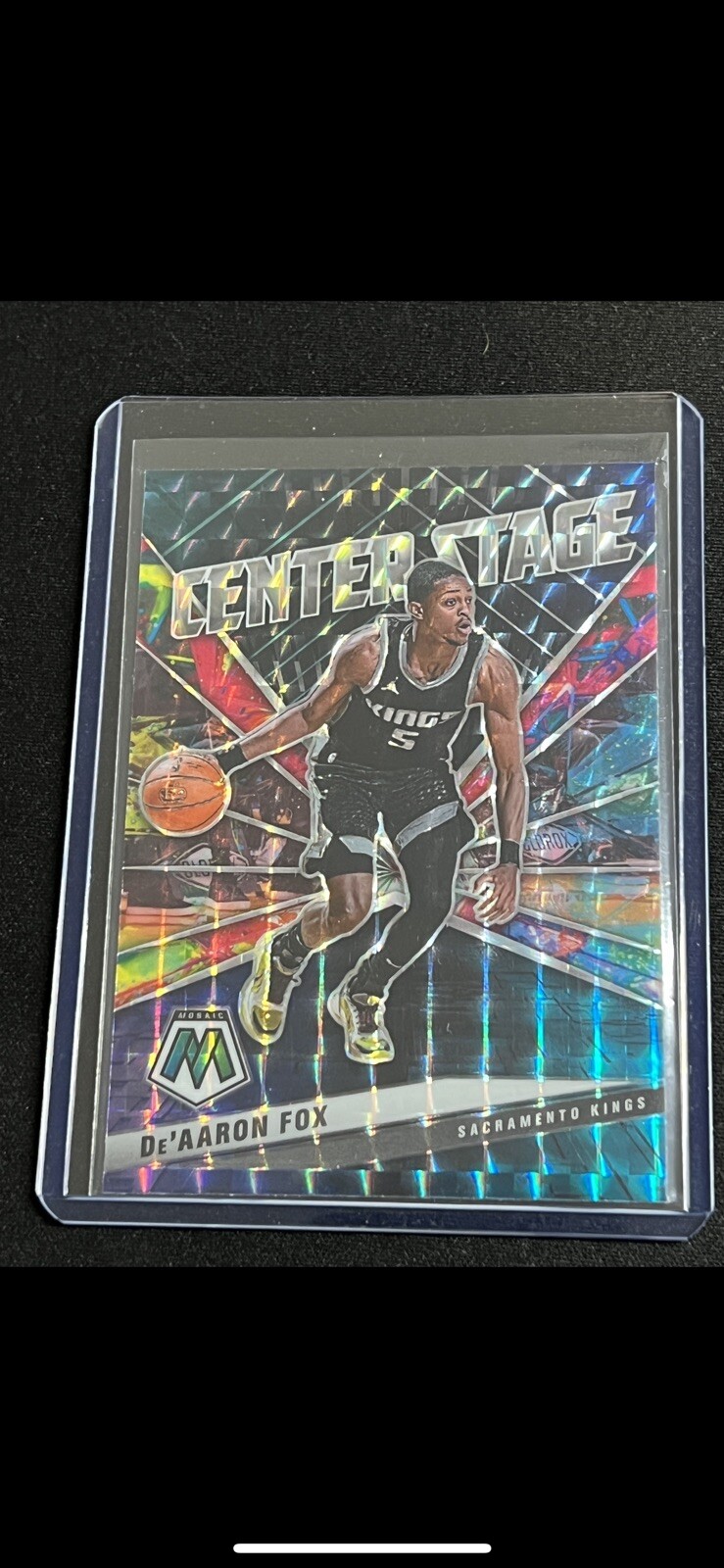 2020-21 Mosaic Center Stage De'Aaron Fox #28 Sacramento Kings