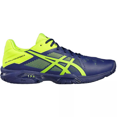 Asics Solution Speed 3 Clay Tennisschuhe Größe 9 UK Herren neu im Karton ''