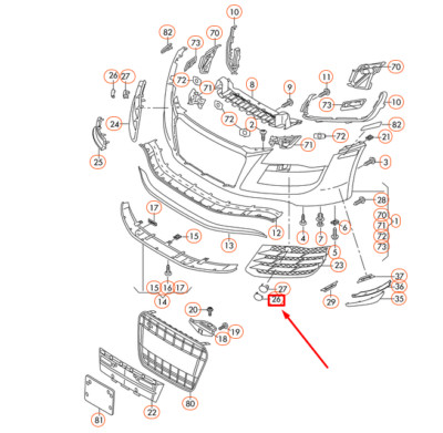 Pare-chocs Avant Droit Neuf Pour Audi R8 4.2 - Pièce D'origine OEM 420807752C9B9